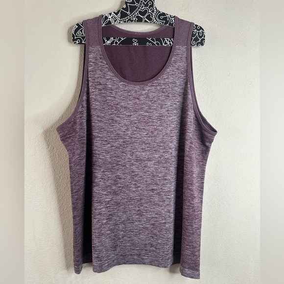 Lululemon Metal Vent Tech Tank Mvt Space Dye Bordeaux Drama Size XXL - Picture 4 of 5